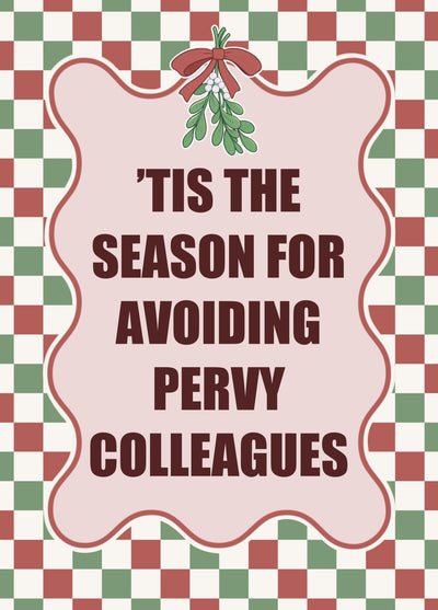 Funny Christmas Card For Colleague – Office Party Humour