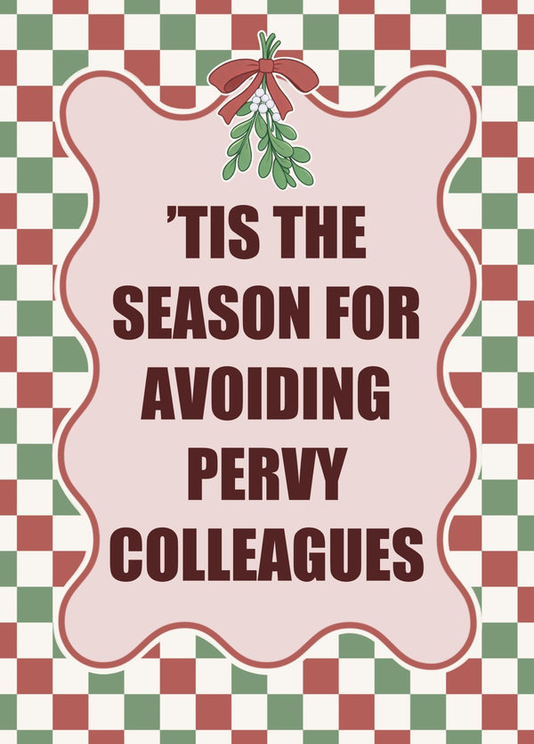 Funny Christmas Card For Colleague – Office Party Humour