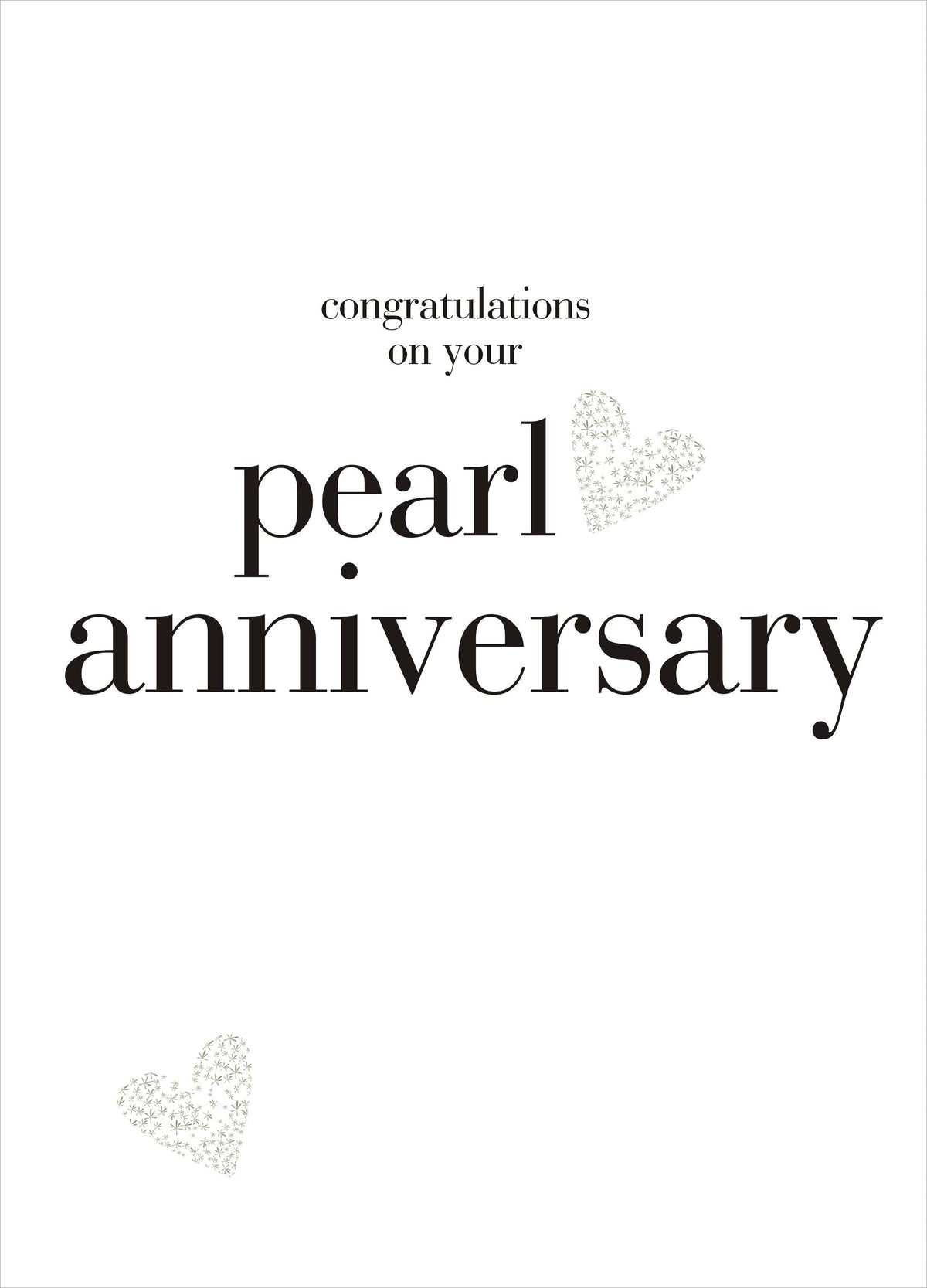 Pearl Heart Card