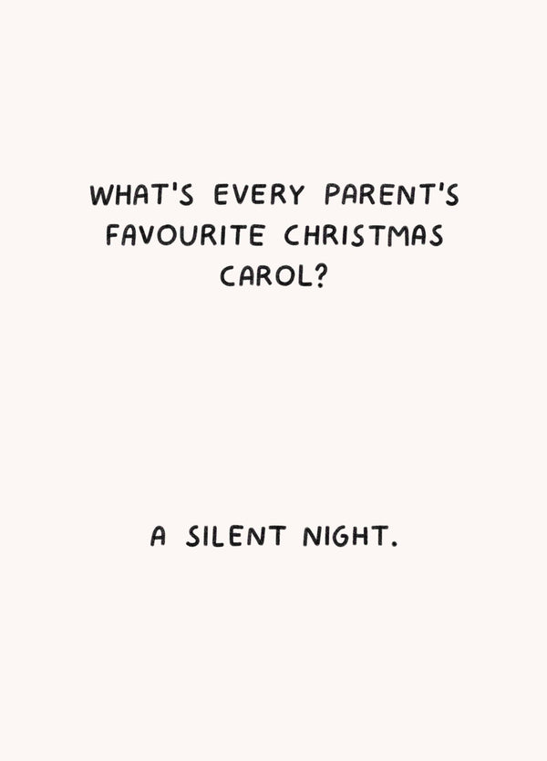 Parents Favourite Carol Card
