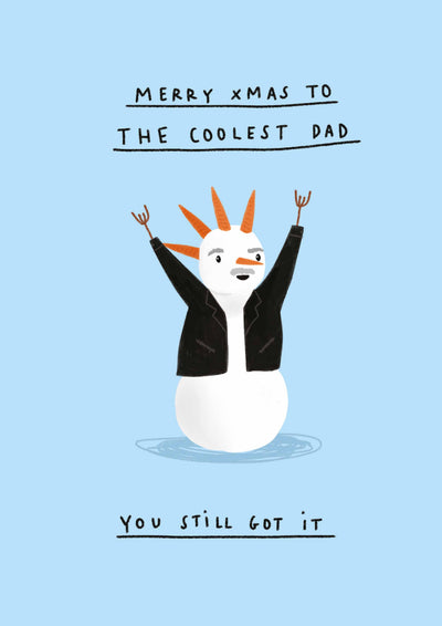 Coolest Dad Christmas Card