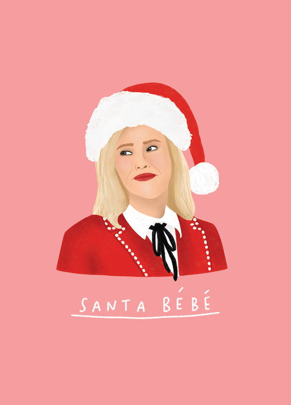 Moira Rose Santa Bebe Christmas Card