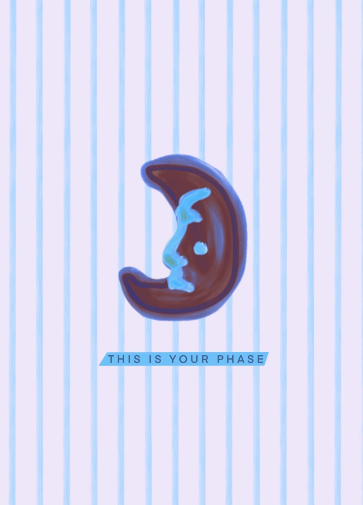 Your Phase Moon And Tripes Birthday Card