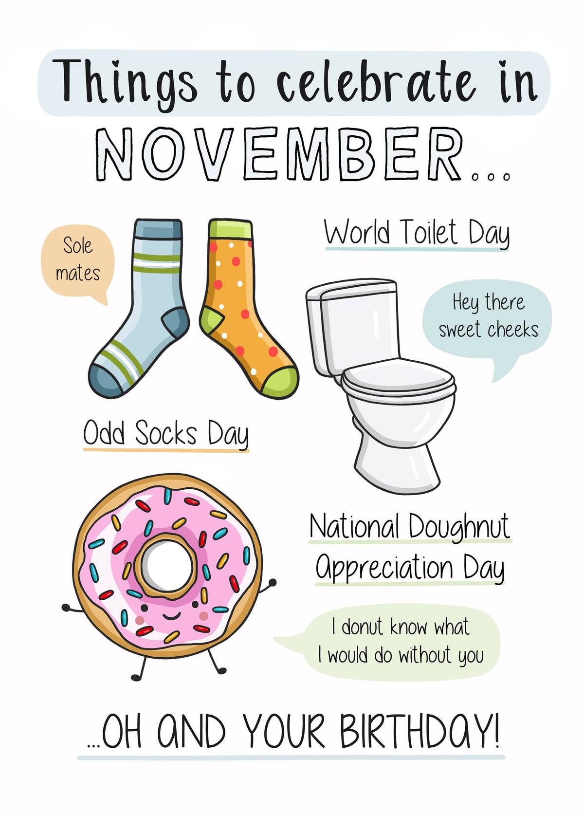 November Birthday Card
