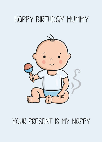 Nappy Present Card