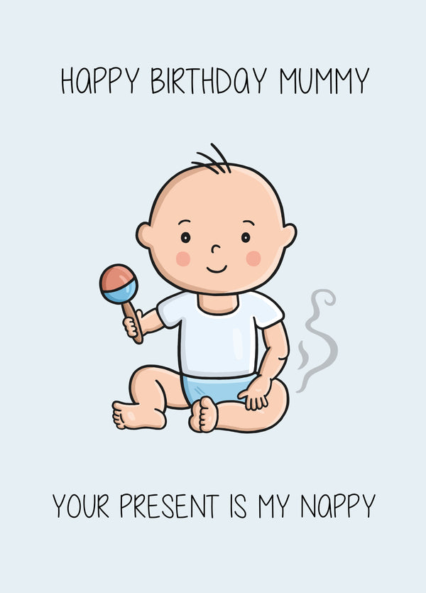 Nappy Present Card