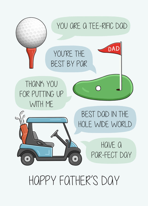 Tee-rific Dad Card