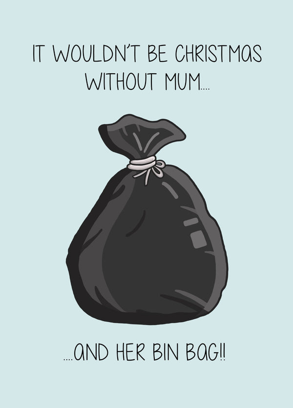 Christmas Bin Bag Card