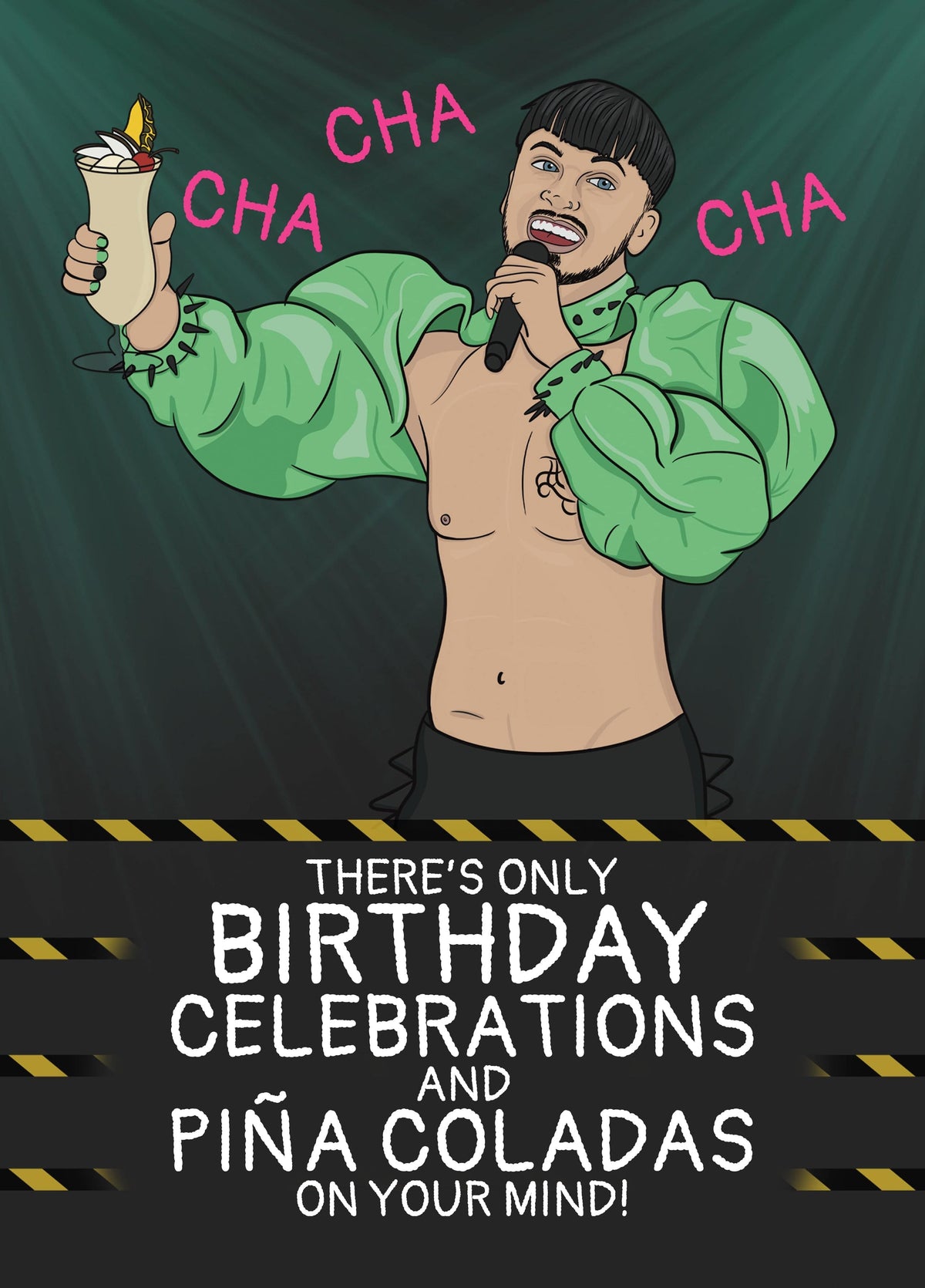 Pina Coladas Cha Cha Cha Finland Eurovision Card