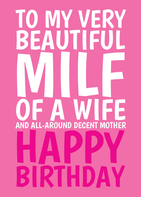 MILF Birthday Card