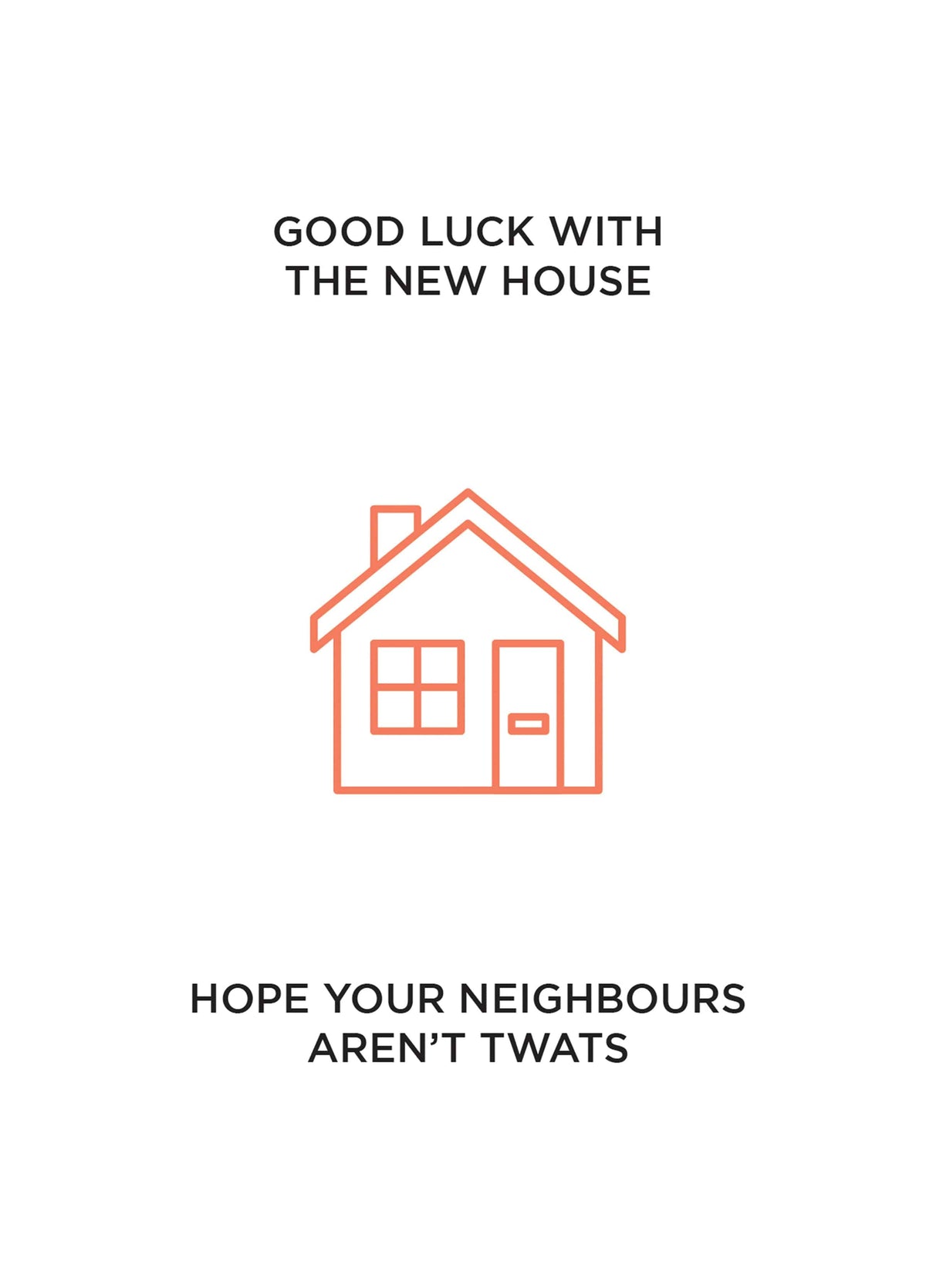 Good Luck With The New House Card