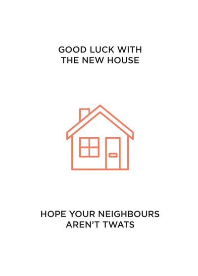 Good Luck With The New House Card