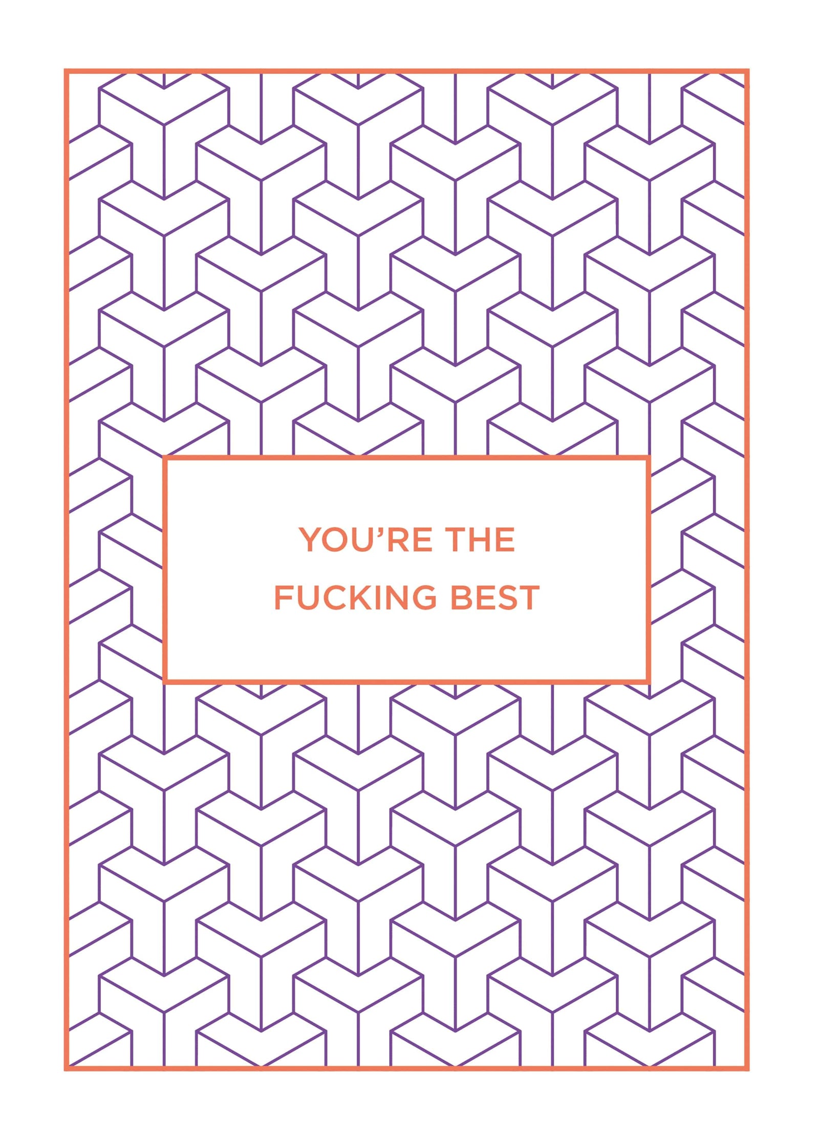 You're The Fucking Best Type Card