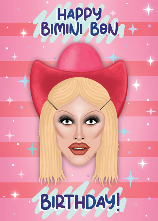 Happy Bimini Bon Birthday! Card
