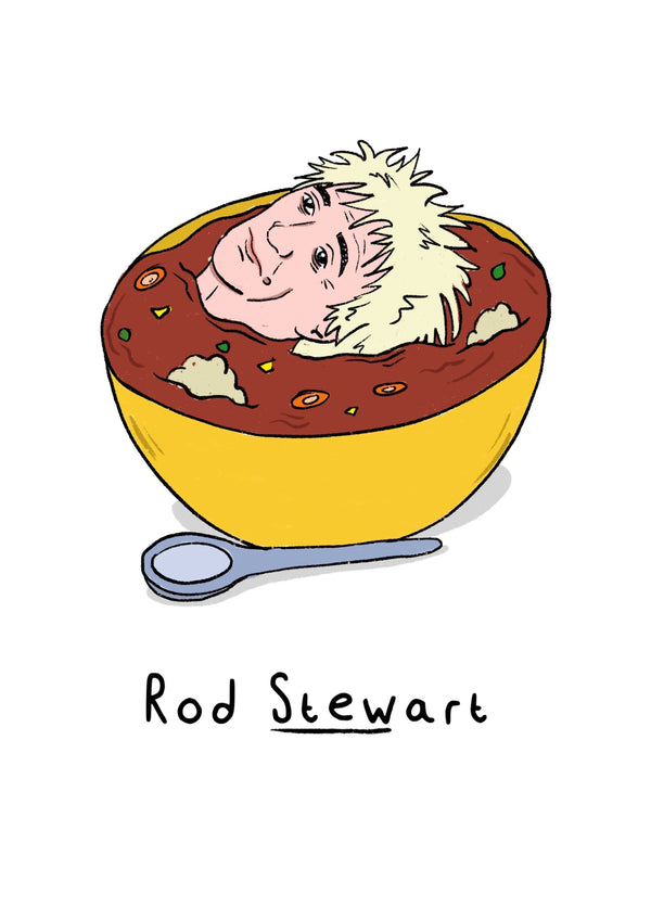 Rod Stewart Stew Card
