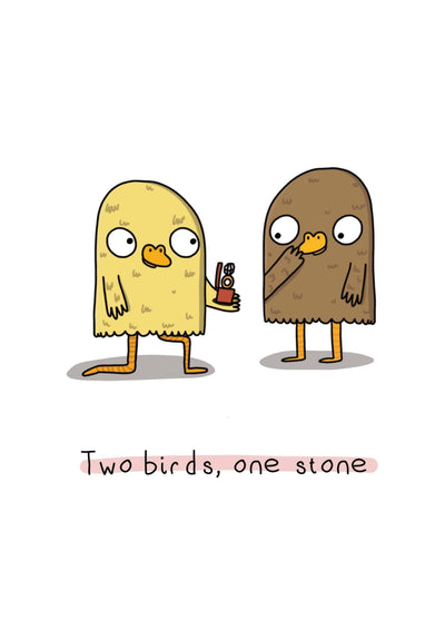 Two Birds, One Stone Card