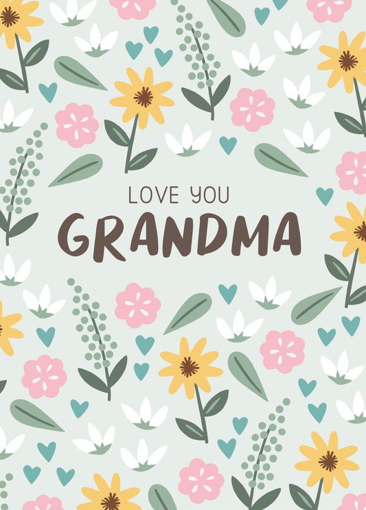 Love You Grandma Card