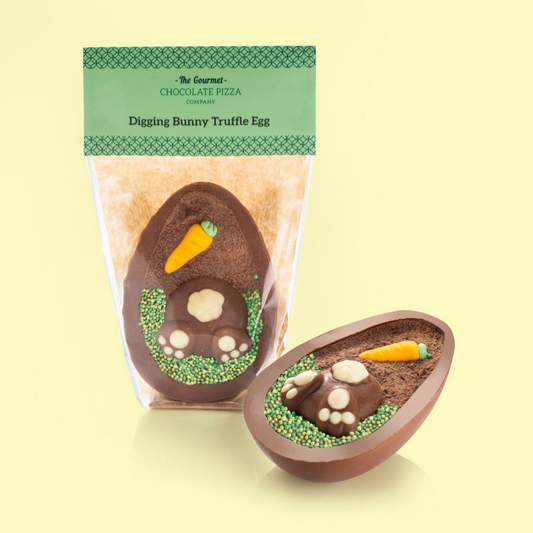 Digging Bunny Chocolate Egg