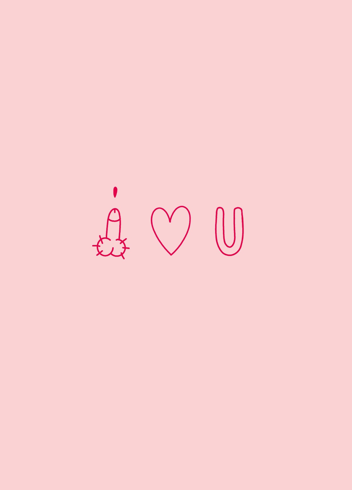 I Love You Valentines Day Card