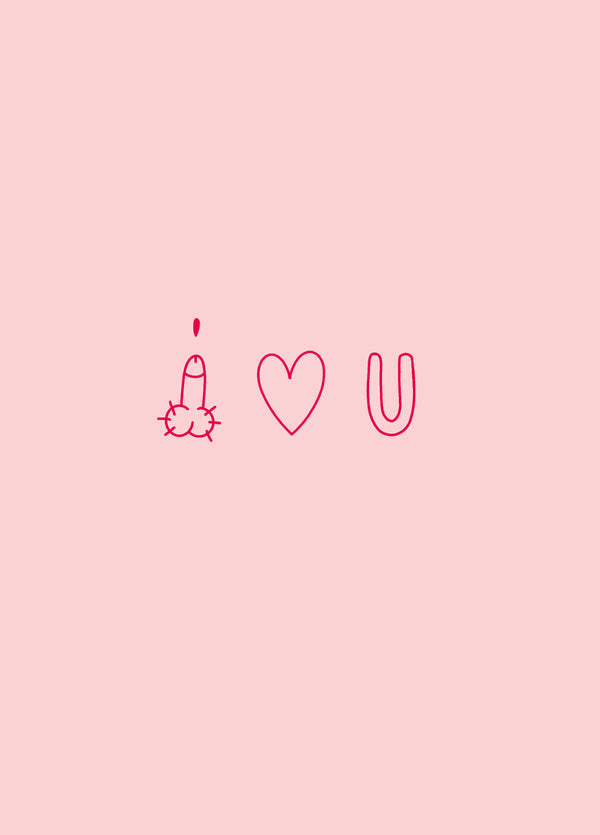 I Love You Valentines Day Card