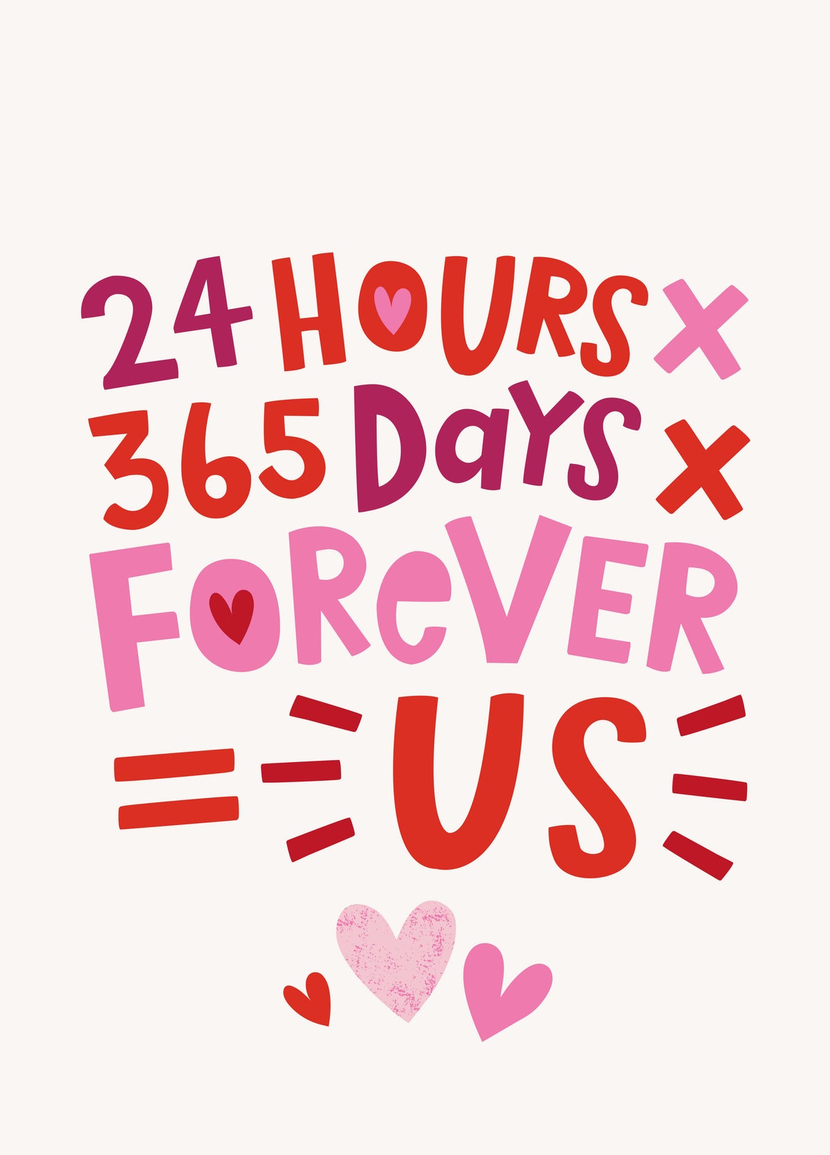 24 Hours X 365 Days X Forever= US Card