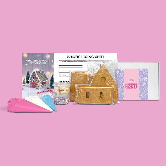 Gingerbread House Christmas DIY Cookie Icing Kit