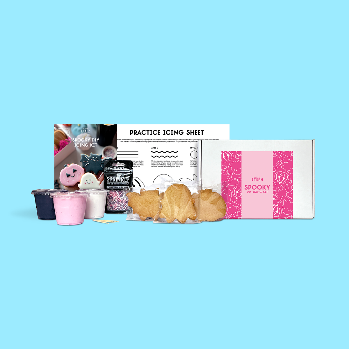 Spooky Halloween DIY Cookie Icing Kit