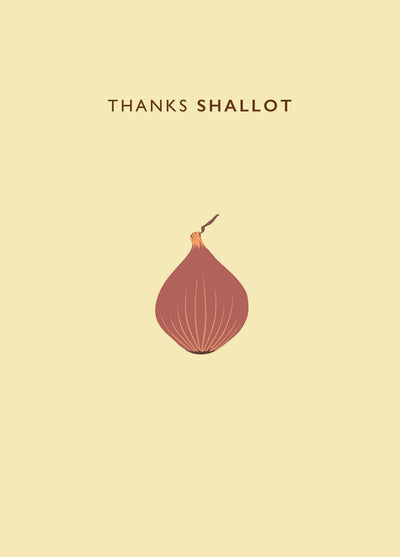 Thanks Shallot Card