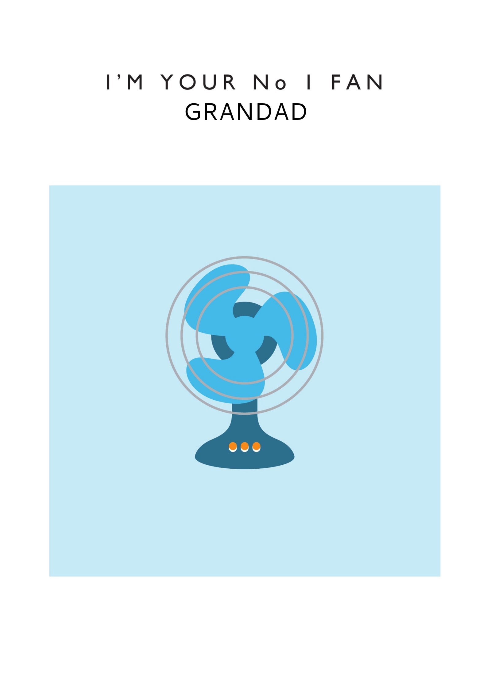 No 1 Fan Grandad Card