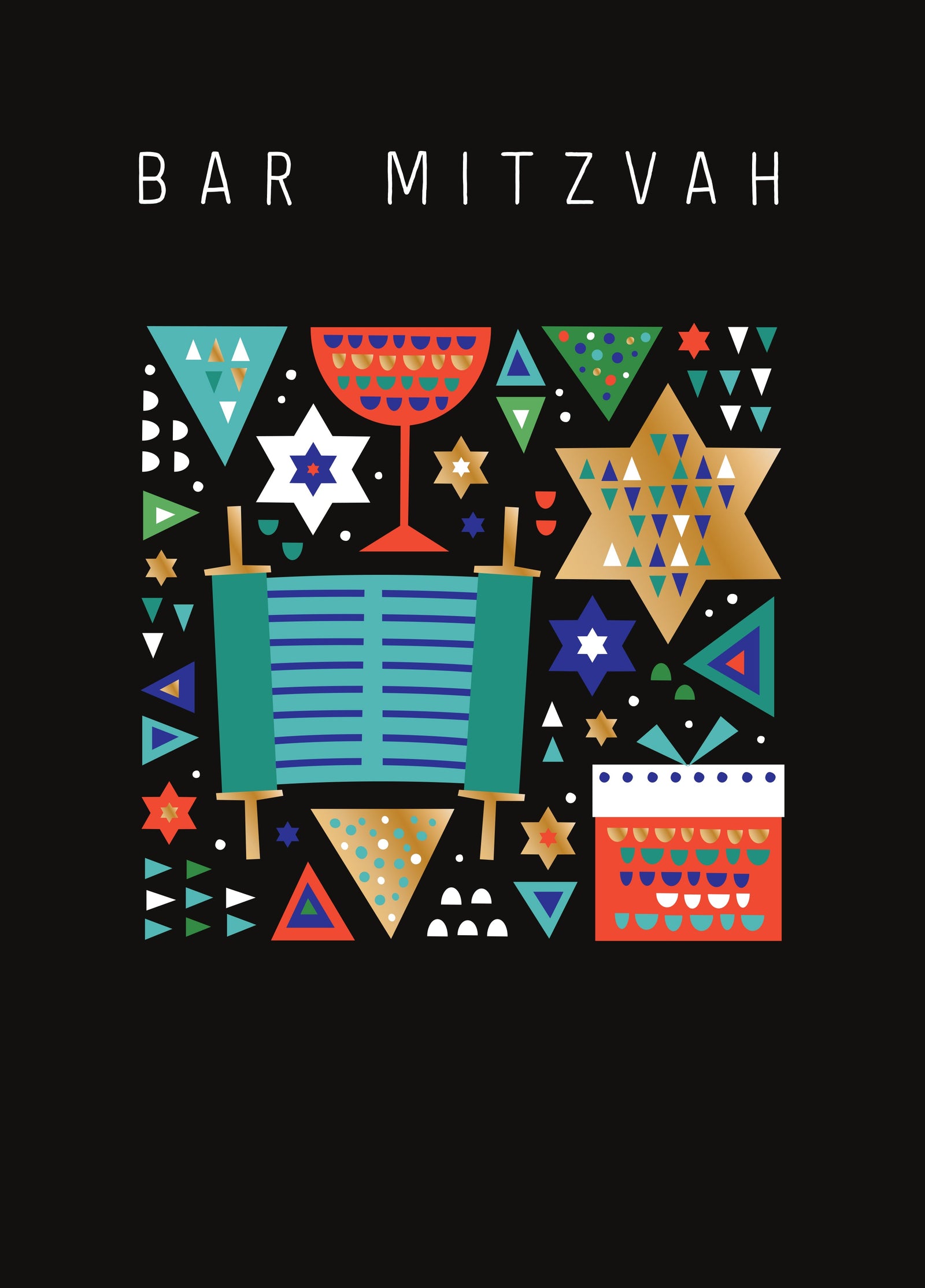 Bar Mitzvah Elements Card