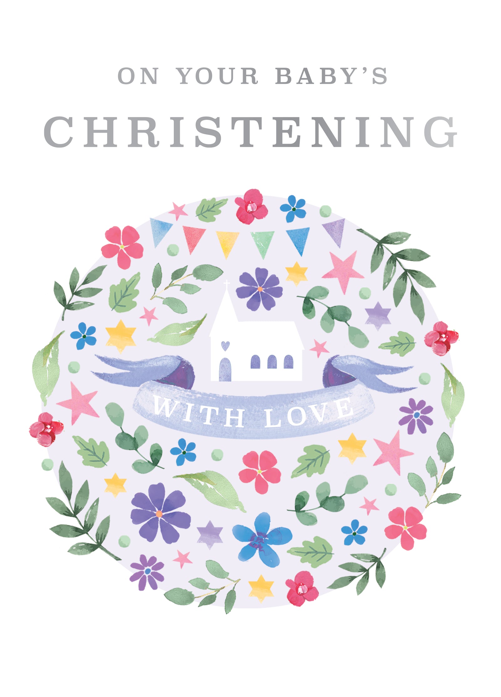 Floral Watercolour Christening