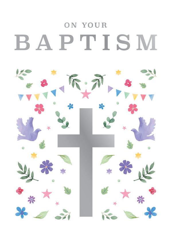 Floral Watercolour Baptism