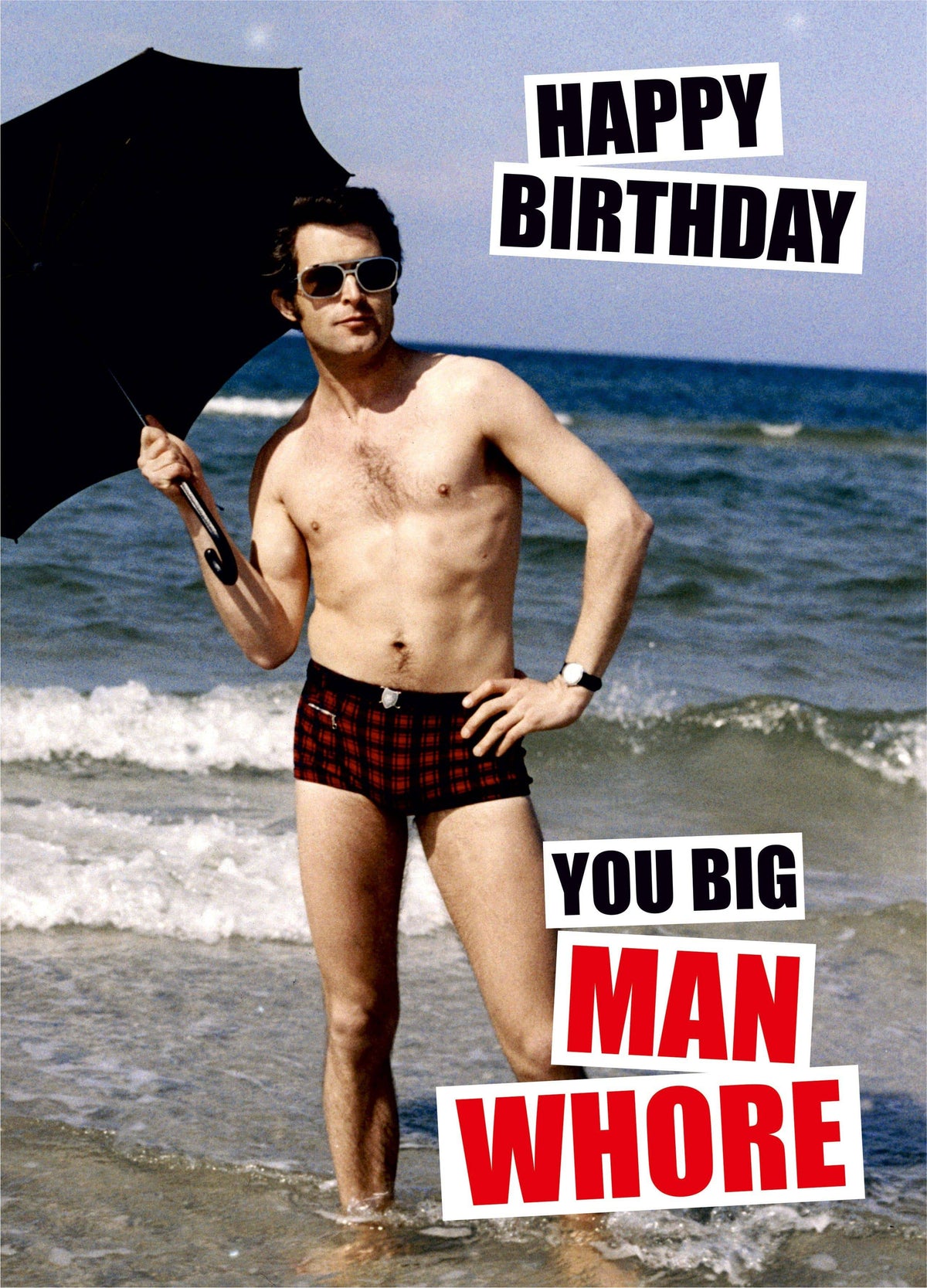 Big Man Whore Card