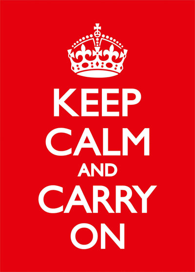 Keep Calm Card