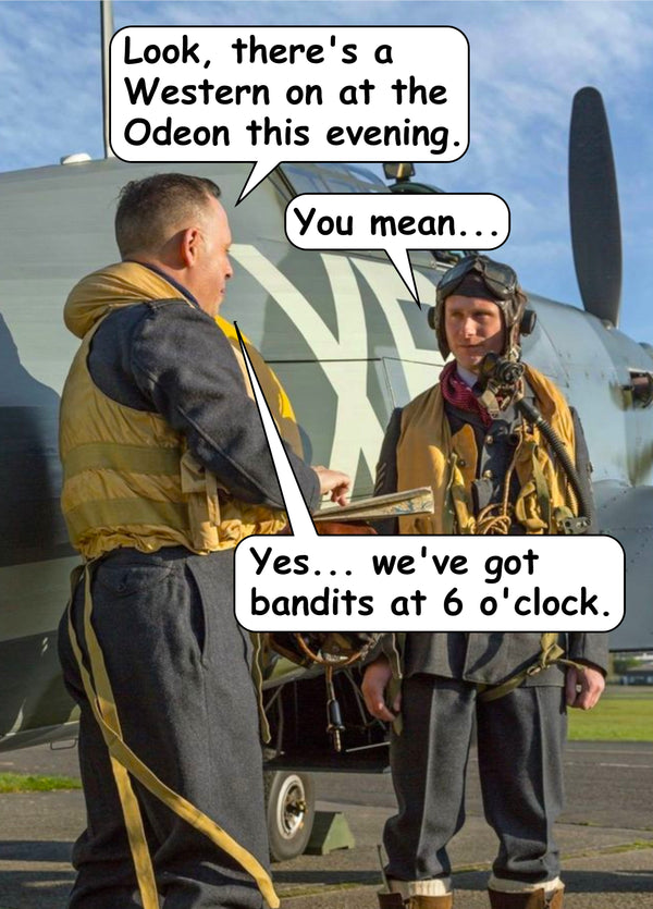 Bandits At 6 O'clock Card