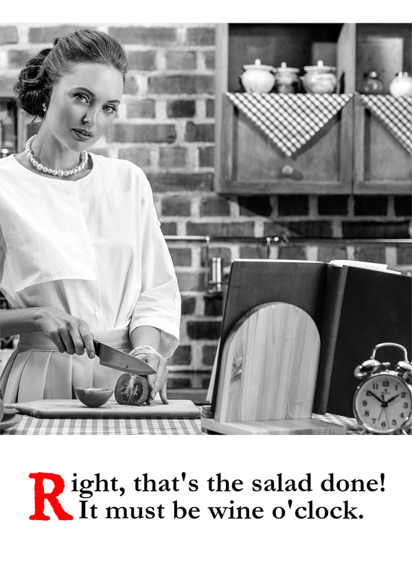 It Must Be Wine O'clock! Card