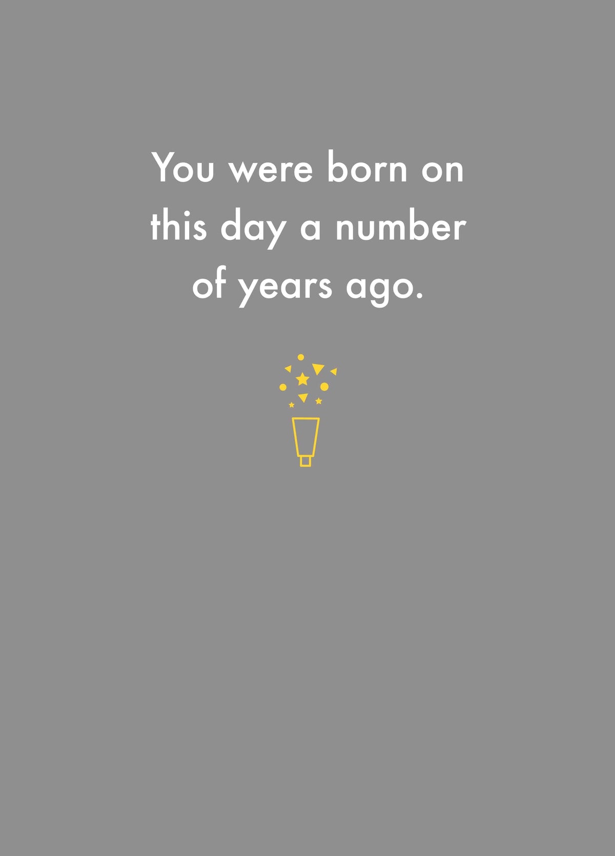 Born On This Day Card