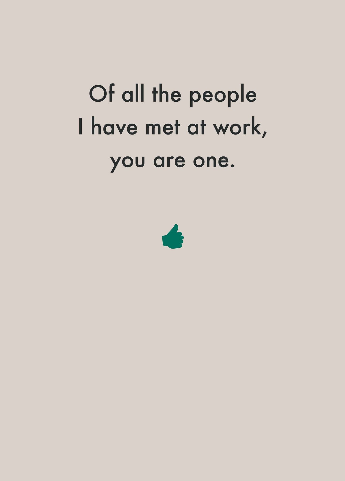 People At Work Card