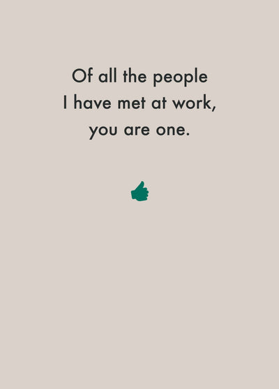 People At Work Card