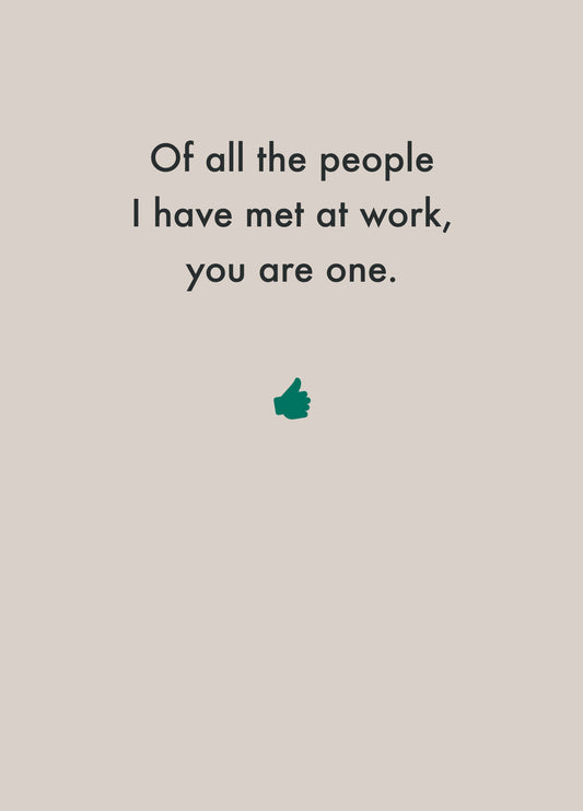 People At Work Card