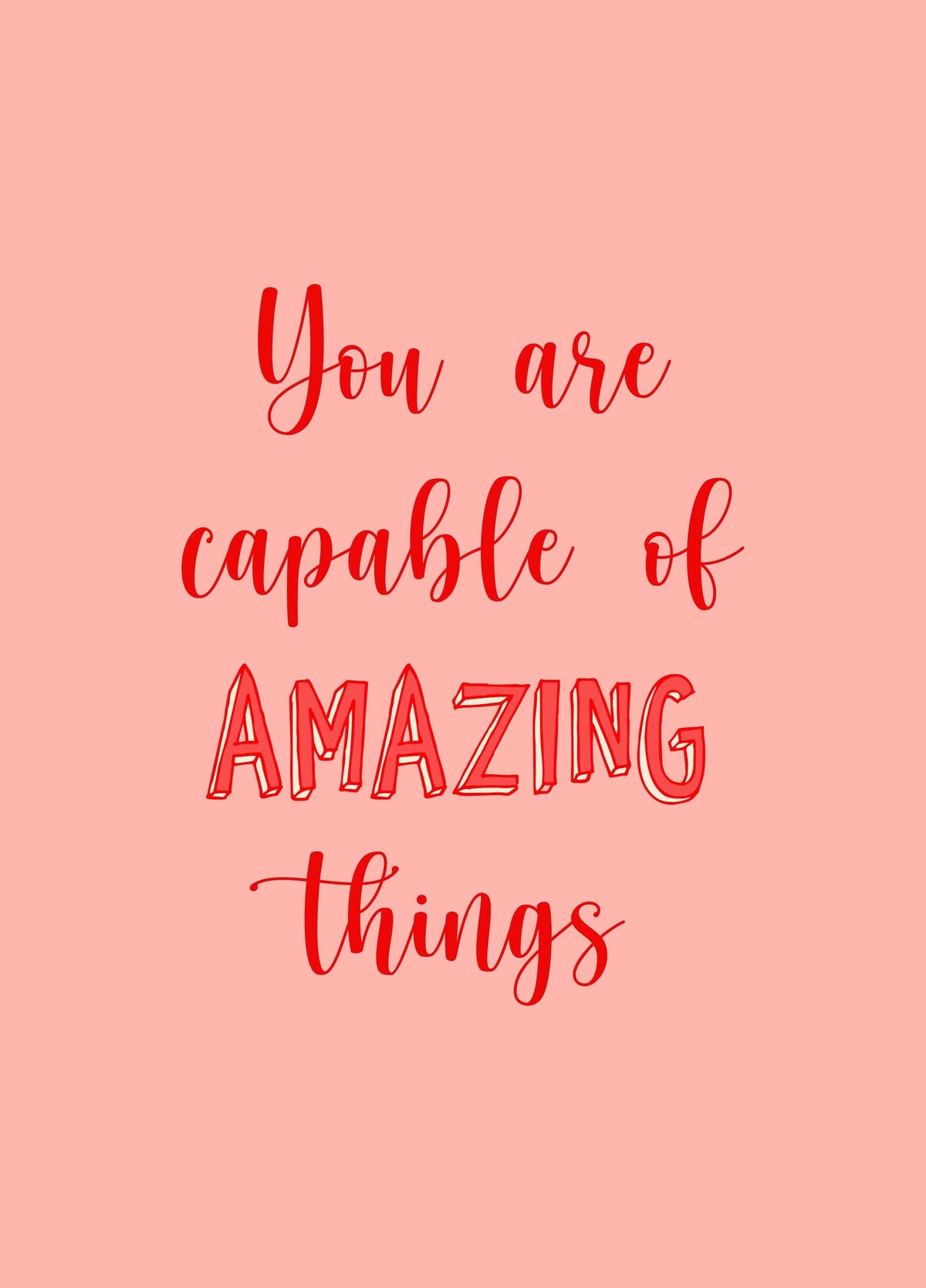 You Are Capable Card