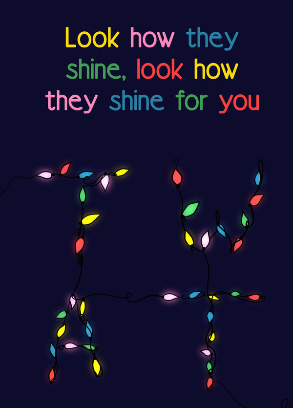 Look How They Shine... Card
