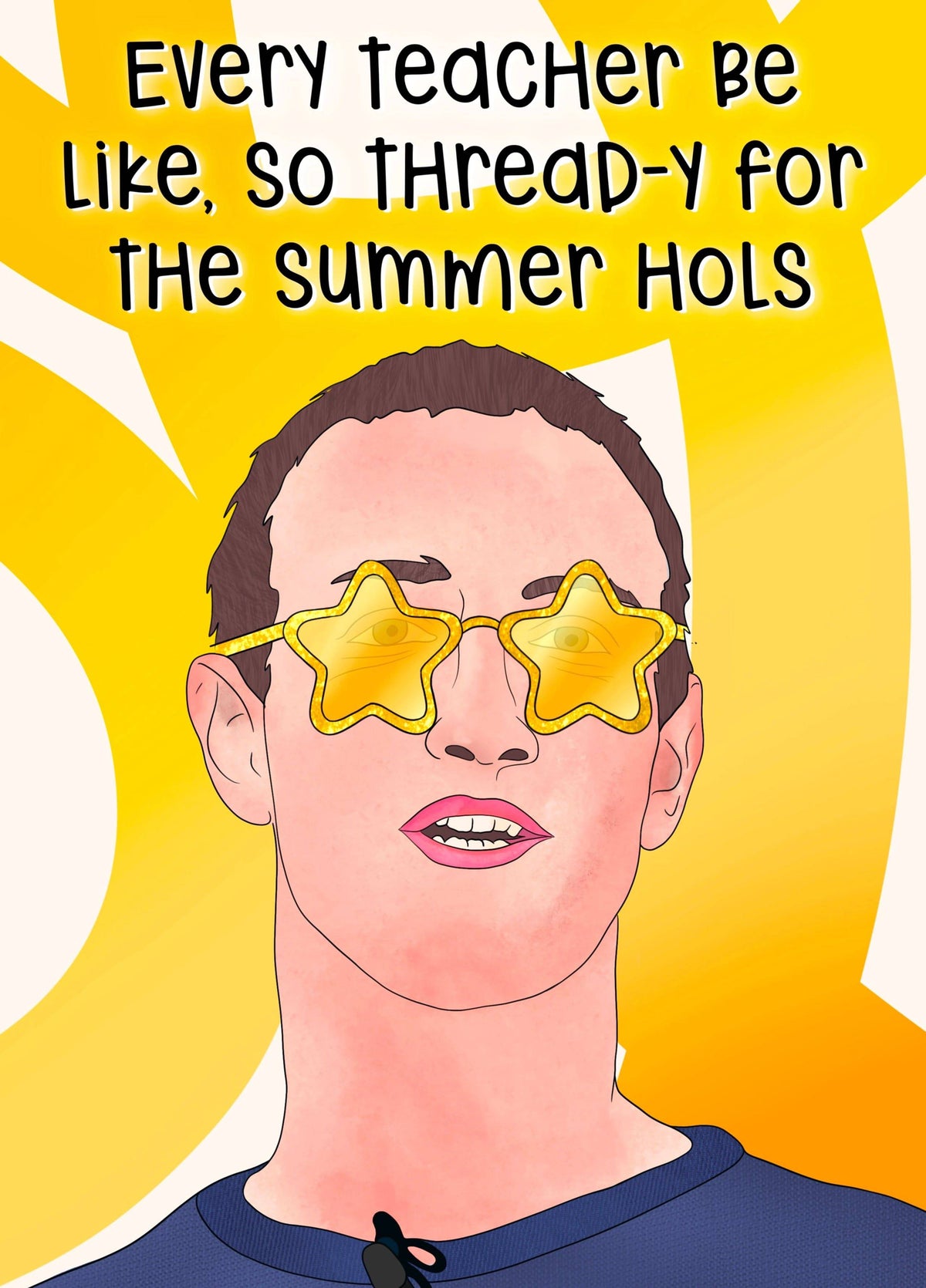Summer Holiday Ready Thank You Card