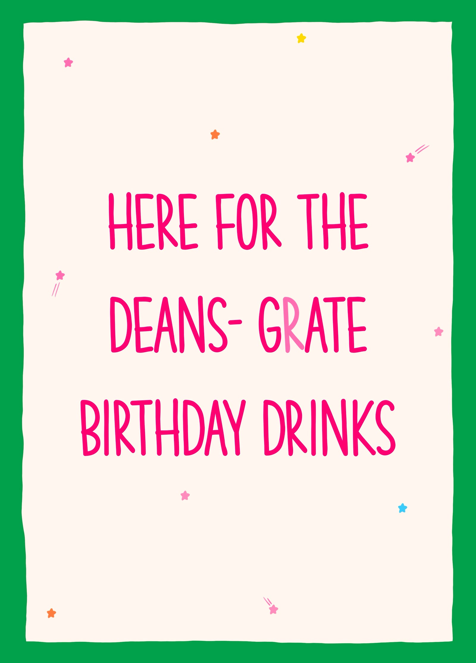 Manchester Deansgate Drinking Card | Mancunian Humour