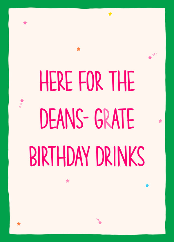 Manchester Deansgate Drinking Card | Mancunian Humour