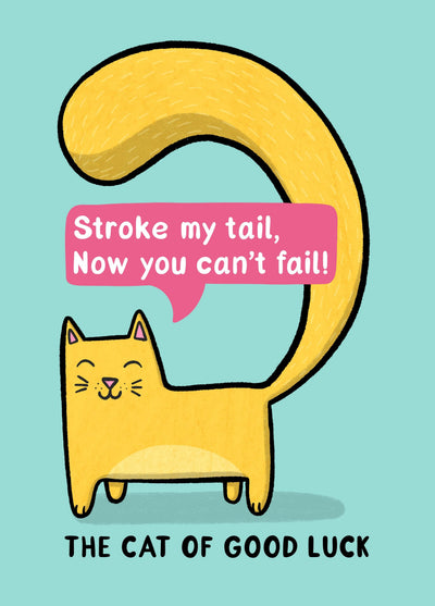 The Cat Of Good Luck Card