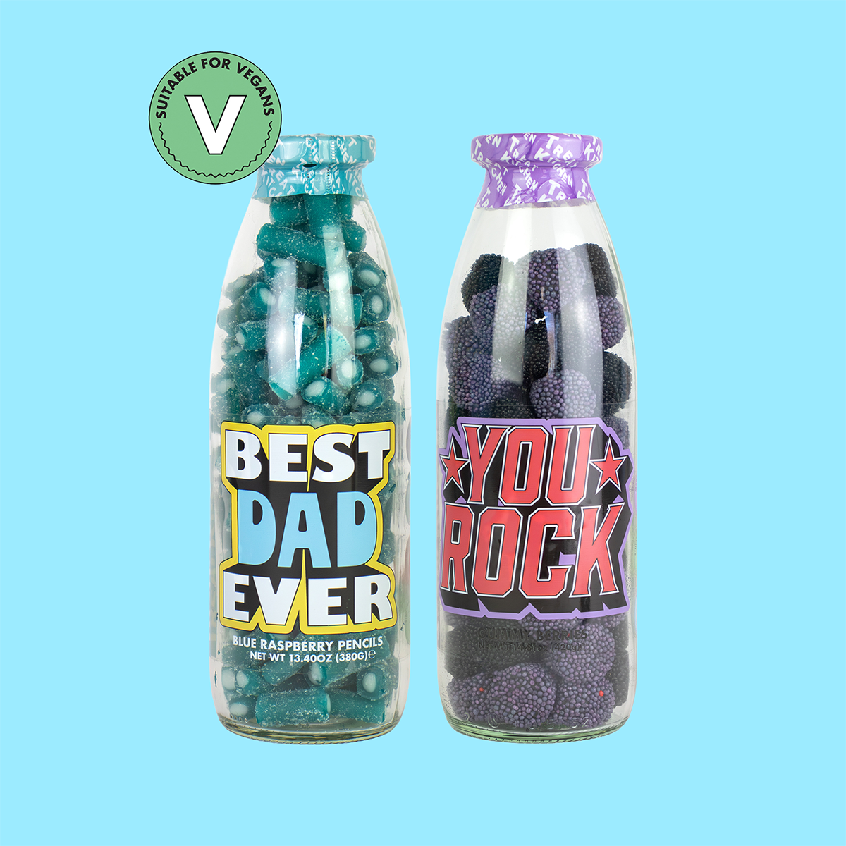 Best Dad Ever & You Rock Sweet Bottle Duo