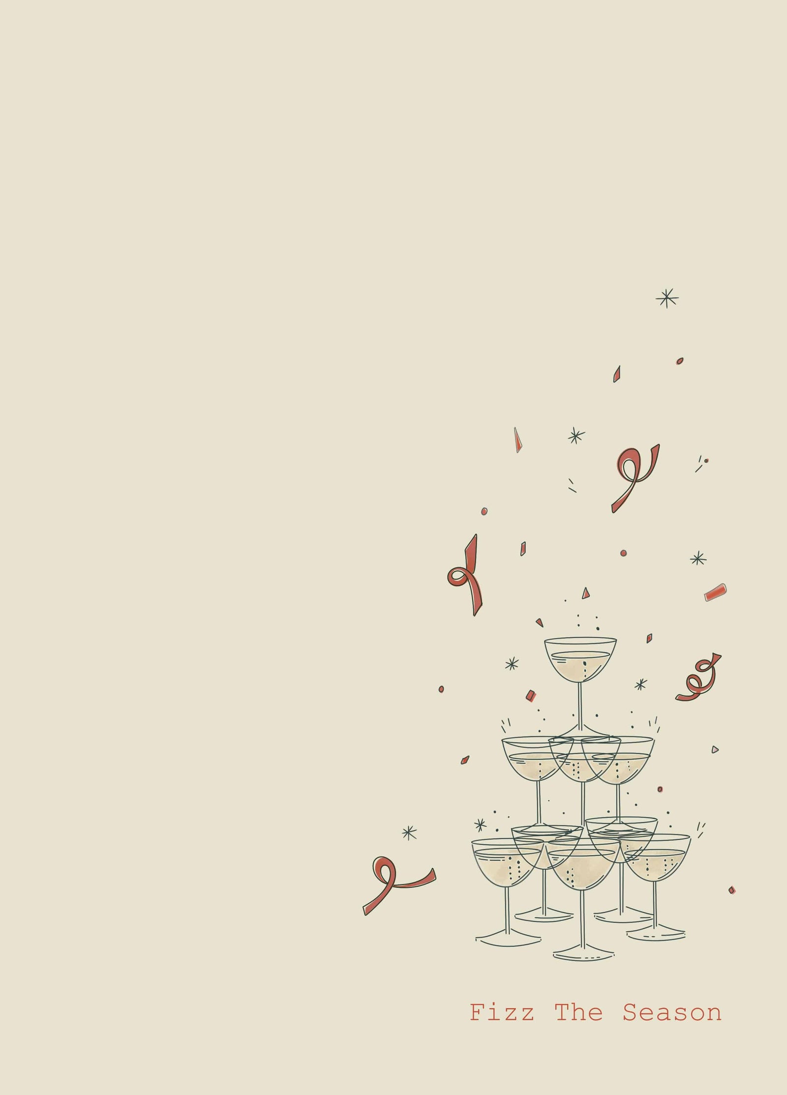 Fizz The Season Card