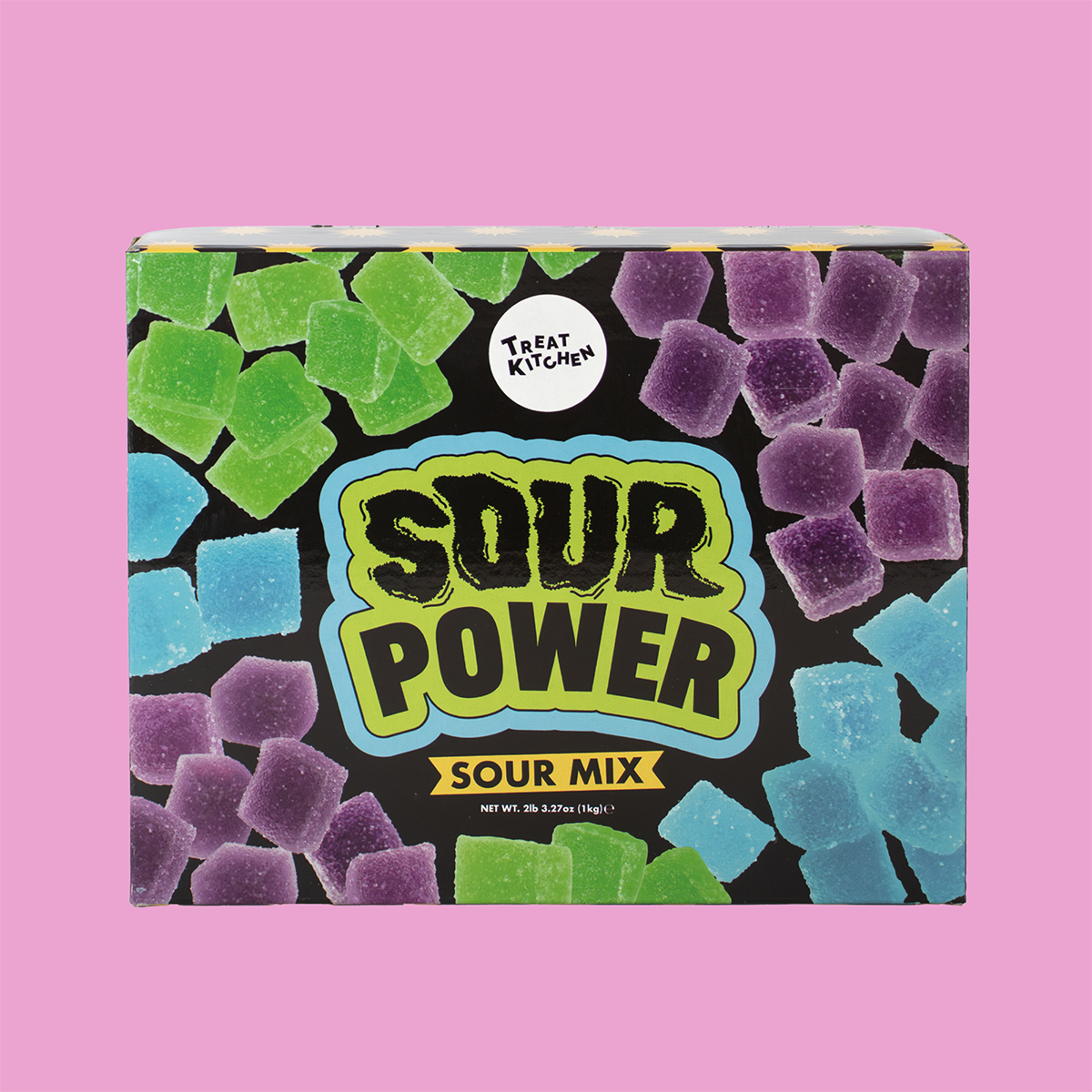 Sour Power 1kg Vegan Sour Sweets Selection Box