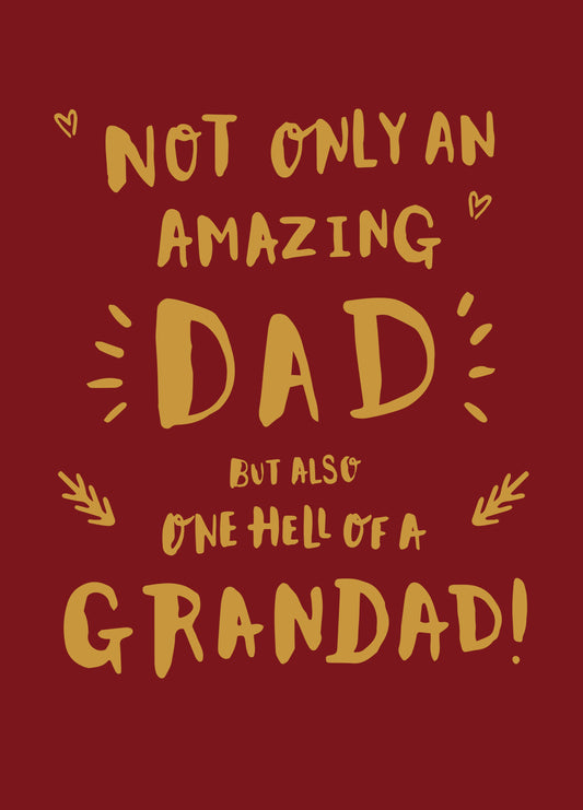 One Hell Of A Grandad Card